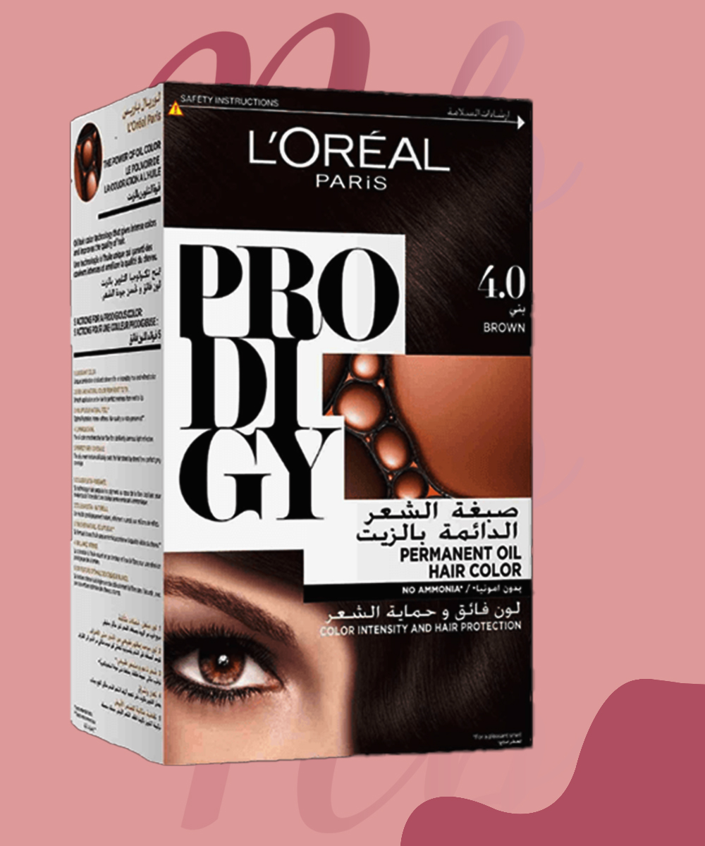 LOREAL PRODIGY HAIR COLOR NO (4.0) BROWN