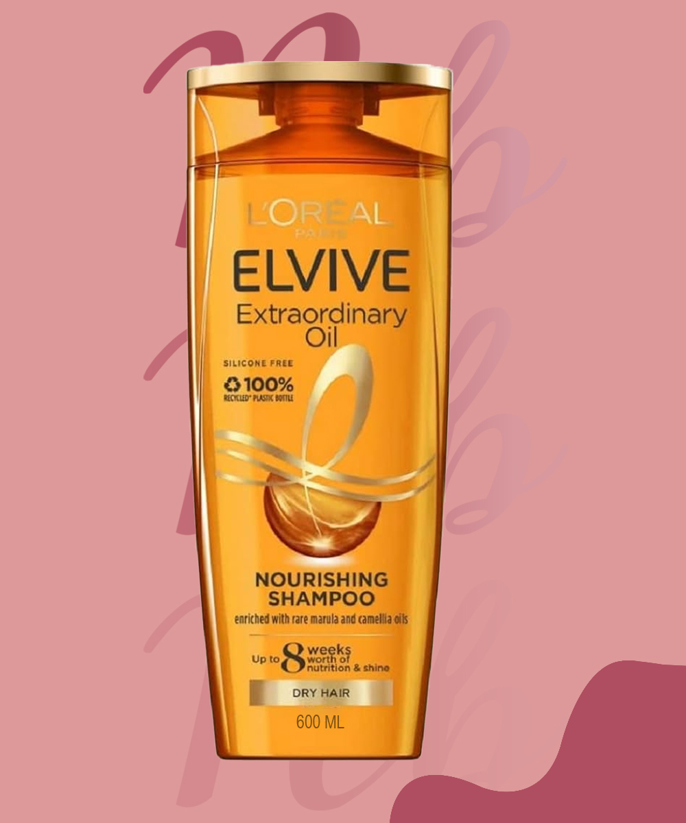 LOREAL ELVIVE SHAMPOO EXTRA OIL N-DRY 600ML