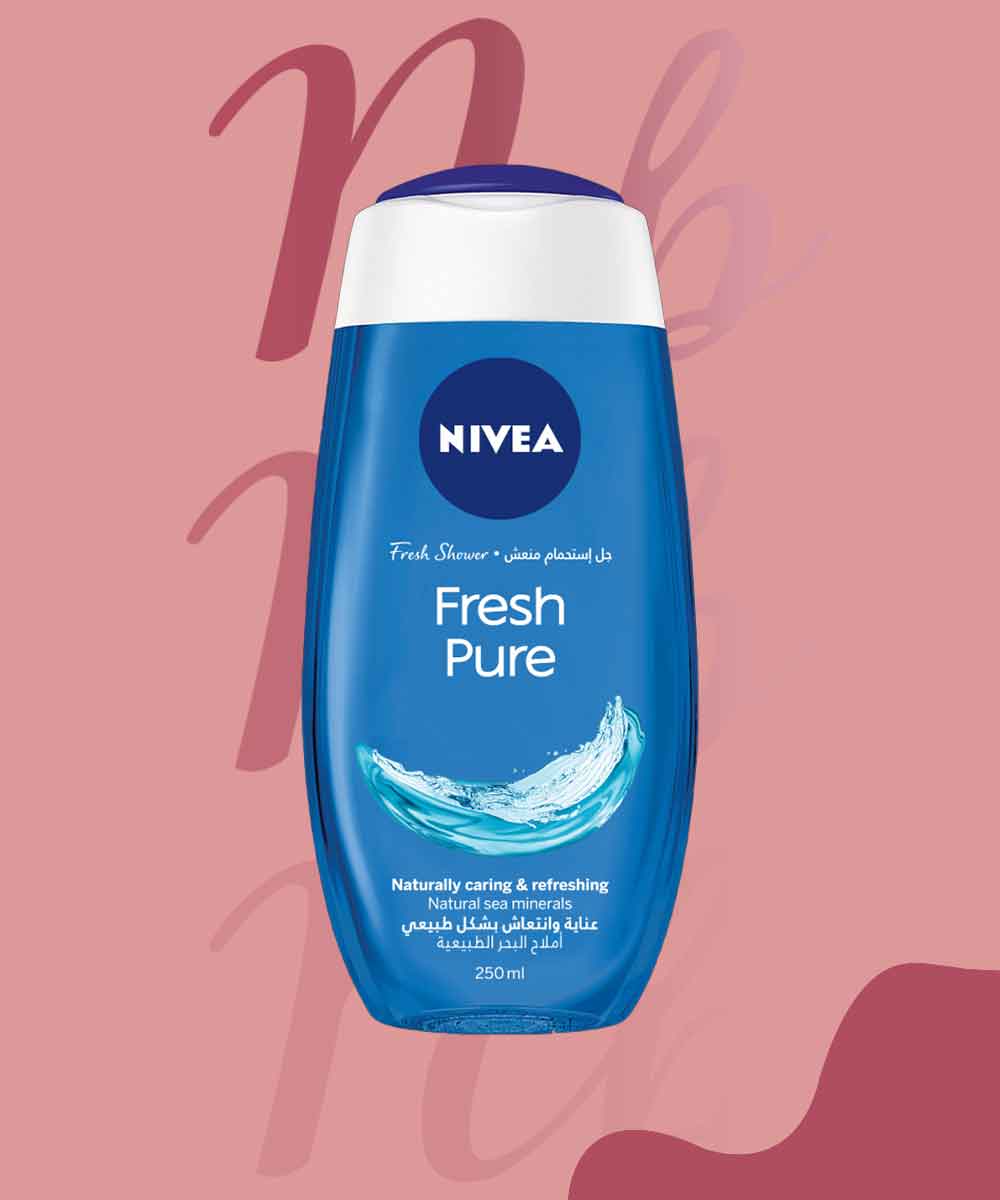 NIVEA SHOWER GEL (FRESH PURE) 250ML