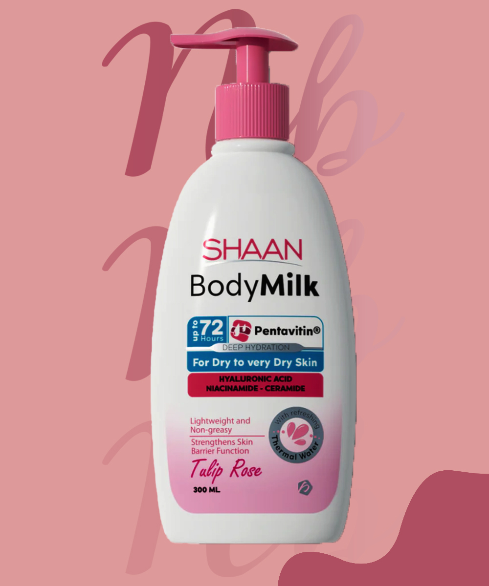 SHAAN BODY MILK (TOLIP ROSE) 300ML