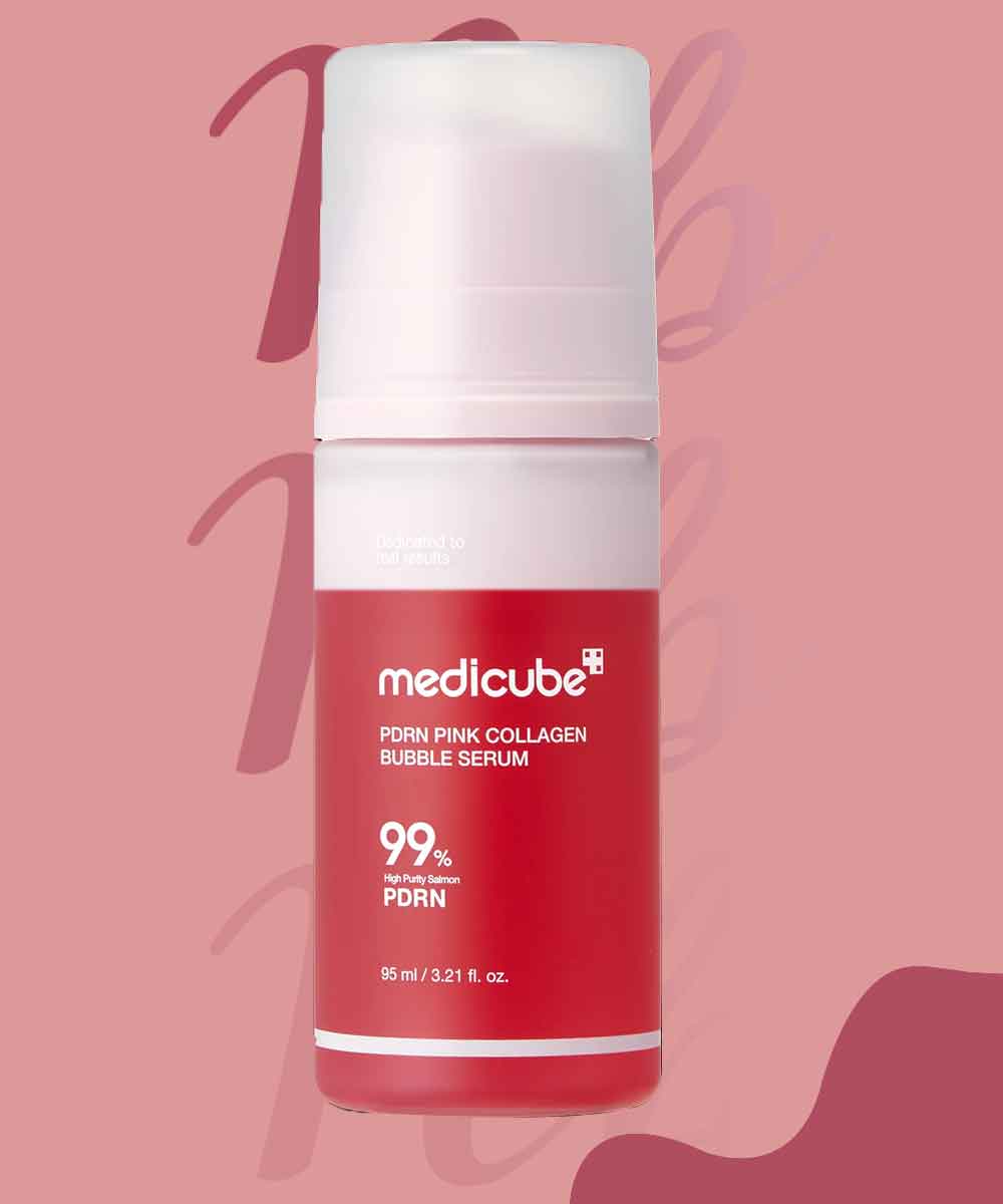 MEDICUBE PDRN PINK COLLAGEN BUBBLE SERUM 95ML