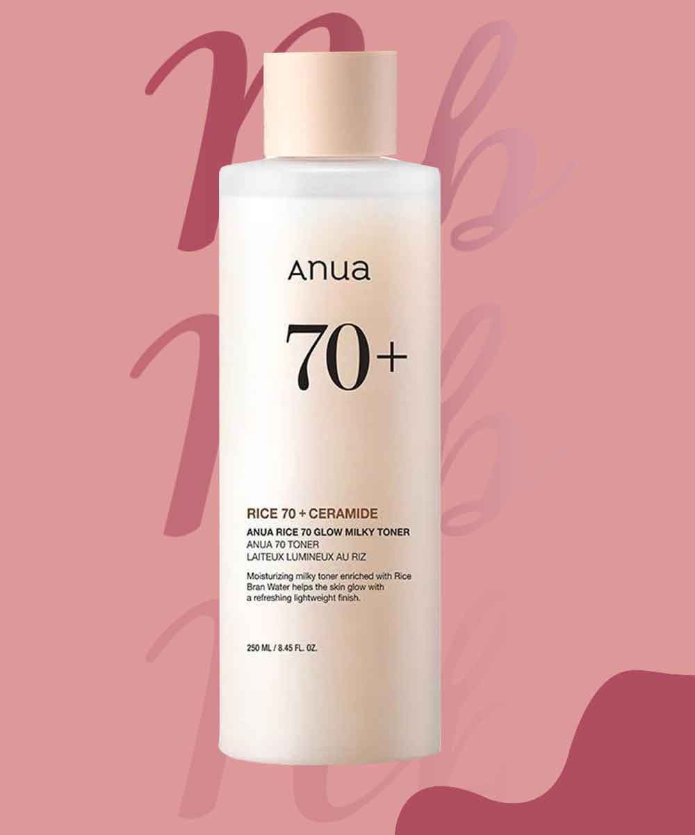 ANUA RICE 70+ DAILY GLOW DUO MILKY TONER 250ML& BARRIER SERUM 50ML