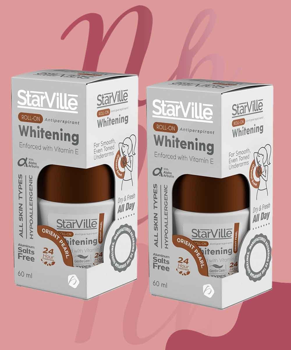 STARVILLE ROLL-ON WHITENING ORIENT PEARL1+1OFFER