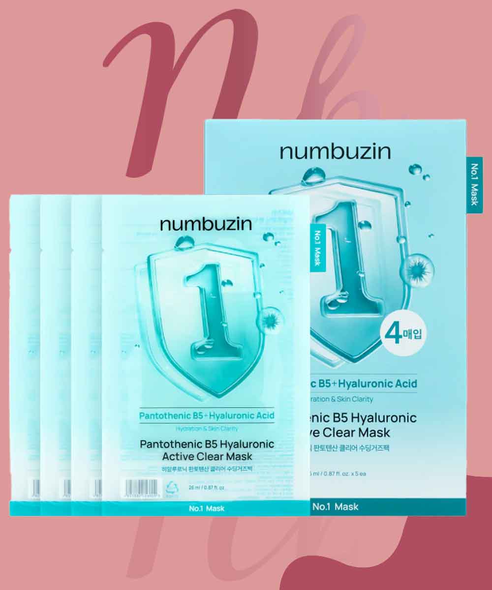 NUMBUZIN NO.1 PANTOTHENIC B5 +HYALURONIC ACTIVE CLEAR MASK 10SHHETS