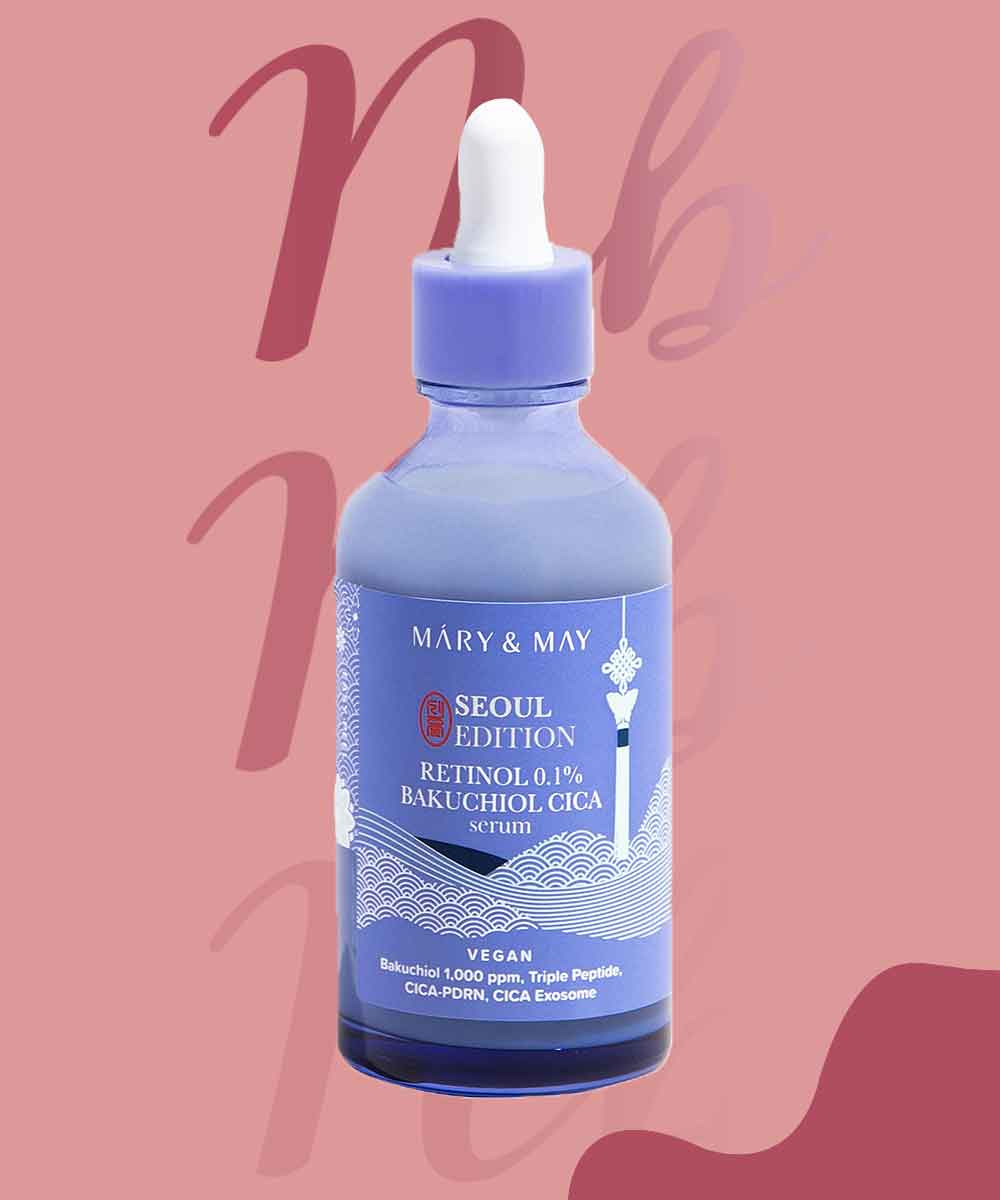 MARY&MAY RETINOL 0.1% BAKUCHIOL CICA SERUM 80ML