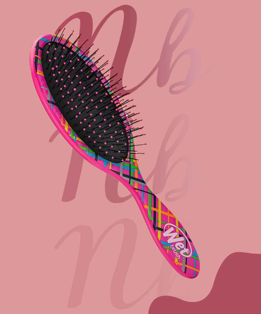 WET BRUSH ORIGINAL DETANGLER-NIGHT VISION-PINK(7558)